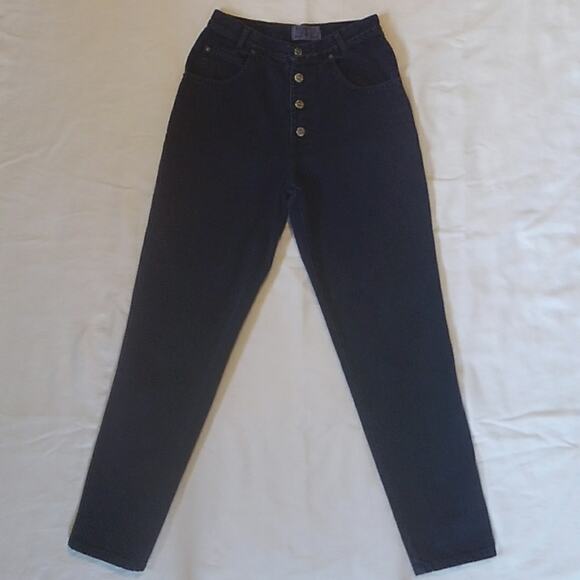Palmetto's Jeans Wear Dark Navy Button Fly Cotton Denim Blue Jeans SZ 9 - Picture 1 of 8